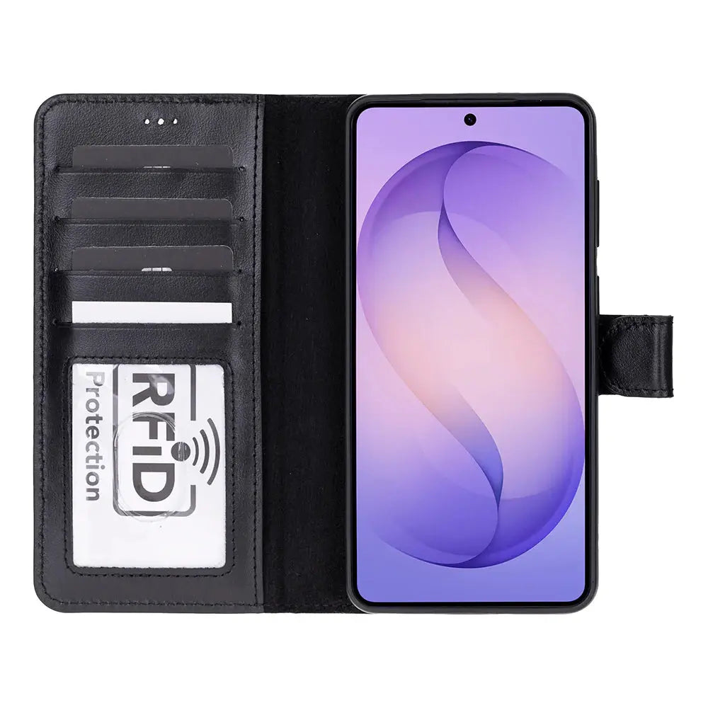 Samsung Galaxy S26 Leather Wallet Case Detachable RFID – Magic